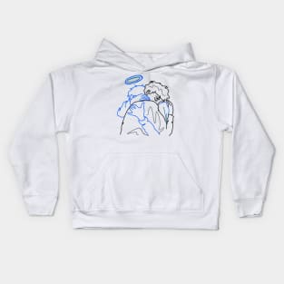 Angel and boy Kids Hoodie